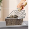 Xẻng xúc cát mèo inox cán gỗ size 28cm - Cutepets