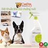 Xịt sát khuẩn chuồng nuôi SOS Enoug Disinfectant Spray 500ml Khử trùng khử mùi lồng, sàn cho chó mèo - CutePets