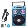 Loa bluetooth karaoke Profit P113/P115 - Bass 6.5 inch, kèm đèn led bắt mắt - Tặng 1 micro có dây