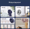 Quạt Mini Tích Điện Để Bàn Cực Mát, Quạt Tích Điện Mini Kẹp Bàn, Độ Kẹp Chắc Chắn Cho Dân Văn Phòng
