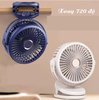 Quạt Mini Tích Điện Để Bàn Cực Mát, Quạt Tích Điện Mini Kẹp Bàn, Độ Kẹp Chắc Chắn Cho Dân Văn Phòng