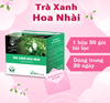 Trà xanh hoa nhài hộp 30 Túi Lọc x 3Gram chống lão hóa, ổn định huyết áp, giảm cân, đẹp da