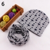 Set 2 món mũ cotton dệt kim + khăn quàng cổ giữ ấm, dễ thương xin xắn cho bé