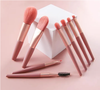 Bộ 8 cọ trang điểm mini kèm ví đựng, dễ mang theo, lông cọ mềm mại, dụng cụ trang điểm làm đẹp
