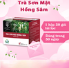 Trà Sơn Mật Hồng Sâm Hộp 30 túi lọc 3Gr Giúp Ăn Khoẻ, Ngủ Ngon, Giải độc, Kháng viêm