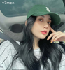 Mũ lưỡi trai chữ thời trang ulzzang chất vải Poly thoáng mát khóa dán Form đẹp