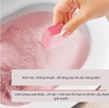 Viên Thả Bồn Cầu Khử Mùi Hương Hoa Hộp 12 Viên Dạng Sủi Bọt Làm Sạch Sâu, Mùi Thơm Nhẹ Nhàng