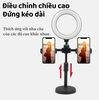 Đèn Livestream 3 in 1, bóng đèn livestream, giá đỡ điện thoại 3 chế độ sáng, hỗ trợ Live Stream, chụp ảnh, quay video