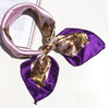 Khăn quàng bằng lụa Satin Silk In họa tiết hoa thời trang dành cho nữa vuông 50x50 cm