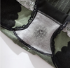Quần lót cotton phối ren màu sắc tương phản thời trang quyến rũ cho nữ