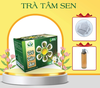 Trà tâm sen Hộp 30 túi lọc x 3gr an thần, hỗ trợ mất ngủ, giảm Stress, giữ dáng, đẹp da