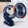 Quạt Mini Tích Điện Để Bàn Cực Mát, Quạt Tích Điện Mini Kẹp Bàn, Độ Kẹp Chắc Chắn Cho Dân Văn Phòng