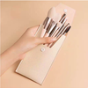 Bộ 8 cọ trang điểm mini kèm ví đựng, dễ mang theo, lông cọ mềm mại, dụng cụ trang điểm làm đẹp