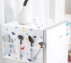Tấm bạt phủ tủ lạnh, máy giặt tiện dụng vừa chống bụi bẩn, chống thấm vừa đựng được những đồ khác ở 2 bên tiện dụng