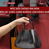 Giá để cốc kiêm móc treo đồ và giá đỡ điện thoại đa năng gài sau ghế ô tô tiện lợi