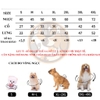 Áo khoác nỉ Sweater bóng chày có khóa kéo in chữ sành điệu cho chó,  mèo, thú cưng