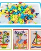 Bộ đồ chơi ghép hạt nhựa Creative Mosaic trí tuệ 296 hạt
