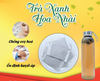 Trà xanh hoa nhài hộp 30 Túi Lọc x 3Gram chống lão hóa, ổn định huyết áp, giảm cân, đẹp da