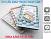 Khay làm đá, khuôn làm thạch hoa quả rau câu dạng bi tròn 33 viên có nắp đậy thông minh Việt Nhật