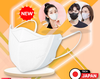 10 Khẩu trang 5D 3 da lớp lọc ngăn khói, bụi mịn, mùi, phấn hoa & vi khuẩn, thời trang, chống nắng tia, UV400