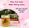 Trà Sơn Mật Hồng Sâm Hộp 30 túi lọc 3Gr Giúp Ăn Khoẻ, Ngủ Ngon, Giải độc, Kháng viêm