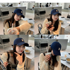 Mũ lưỡi trai chữ thời trang ulzzang chất vải Poly thoáng mát khóa dán Form đẹp