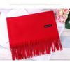 Khăn choàng cổ diệt kim Cashmere  đơn sắc mịn mỏng mềm nhẹ thanh lịch 70 x 180 cm 120g