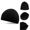 Mũ len beanie màu đen trơn ấm áp thời trang mùa đông cho nam và nữ