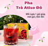 Trà Hoa Atiso đỏ Hộp 30 Túi Lọc x 3Gram Thanh nhiệt, giải độc, mát gan