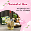 Trà đinh lăng hộp 30 Túi Lọc x 3Gram giúp giảm đau xương khớp, lợi sữa, tiêu viêm mát gan