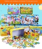 Bộ tranh ghép hình (puzzle) 60 miếng cho bé (hộp sắt)