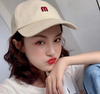 Mũ lưỡi trai chữ thời trang ulzzang chất vải Poly thoáng mát khóa dán Form đẹp