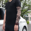 1 Ống tay (găng tay) chống tia UV/bụi bẩn thun co giãn  in hình xăm 3D dùng khi lái xe mô tô/xe đạp cho nam nữ