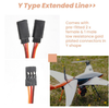 Dây cáp chia nhánh chữ Y kết nối Servo/ESC dài 15cm dùng cho xe/tàu/trực thăng điều khiển từ xa