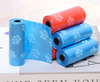 Cuộn Túi Nylon Đựng Rác In Hình Cún Cưng Dễ Thương Tự Phân Hủy