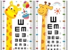 Decal dán tường thước đo chiều cao cho bé