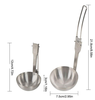 Muỗng Inox Gấp gọn múc canh, ăn súp tiện mang đi dã ngoại, du lịch, cấm tại, nấu ăn ngoài trời