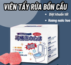 Viên Thả Bồn Cầu Khử Mùi Hương Hoa Hộp 12 Viên Dạng Sủi Bọt Làm Sạch Sâu, Mùi Thơm Nhẹ Nhàng