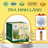 Trà đinh lăng hộp 30 Túi Lọc x 3Gram giúp giảm đau xương khớp, lợi sữa, tiêu viêm mát gan