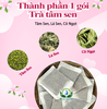 Trà tâm sen Hộp 30 túi lọc x 3gr an thần, hỗ trợ mất ngủ, giảm Stress, giữ dáng, đẹp da