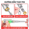 Bút thử điện cảm ứng thông minh 2 đèn led đo thông mạch dây điện đứt ngầm