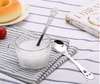 Muỗng thìa cà phê Inox cán cầm hình mặt cười độc đáo dễ thương dùng ăn dặm, uống trà