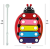 Đồ chơi đàn Xylophone 5 nốt hình thú bọ cánh cứng đáng yêu cho bé