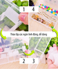 Hộp nhựa đựng thuốc, bông tai, hạt đá Nails, phụ kiện, trang sức 10 ngăn tiện dụng