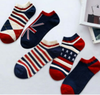 Tất cổ ngắn dành cho nam nữ hình cờ cotton thấm mồ hôi bền đẹp