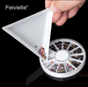 Khay xoay 12 ô 6cm đựng đá hạt đá, phụ kiện nail