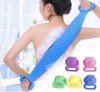 Dây cọ chà lưng Silicon 2 mặt đa năng - Sạch, êm, bền - Vừa tắm vừa mát-xa toàn thân
