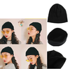 Mũ len beanie màu đen trơn ấm áp thời trang mùa đông cho nam và nữ