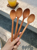 Thìa gỗ ăn cơm, thìa cà phê, muỗng gia vị , thìa gỗ tự nhiên 18cm x 4cm