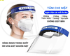 Kính chống giọt bắn Face Shield, kính bảo bộ phòng chống bụi và vi khuẩn nhựa Mika trong suốt, an toàn